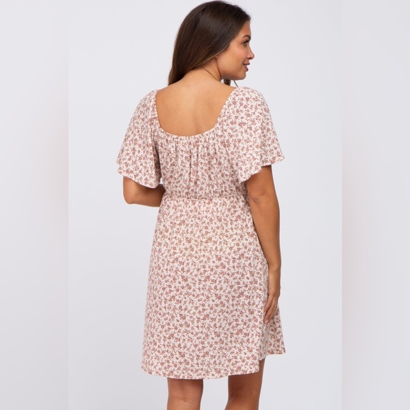 Pinkblush boho floral ultra soft mini dress nwot - Picture 3 of 5